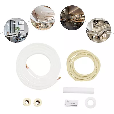 1/4  X 3/8  X 16Ft Insulated Copper Tubing Air Conditioner Mini Split Line Set • $49.40