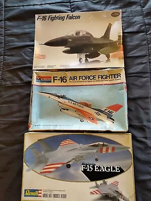 Vintage Lot Of 3- F-16 Toy Models From The 70's/80's • $40