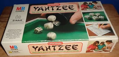 Vintage 1982 MB Games Original Yahtzee Game • £9.99
