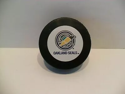 Vintage Oakland Seals Puck - BRAND NEW!  1967 Inaugural Logo - California Golden • $8.99