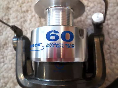 Quantum Blue Runner 60 BlueRunner BLR60 Spinning Fishing Reel Size 60 FOR PARTS • $19.99