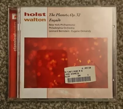 Holst: The Planets Op. 32 Walton: Façade - New York Philharmonic Bernstein CD • £2