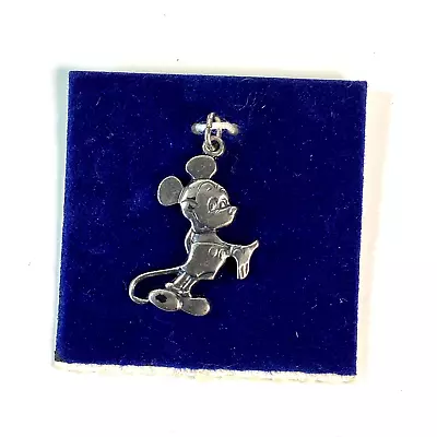 Walt Disney World Mickey Mouse Sterling Silver Charm Pendant • $16.99