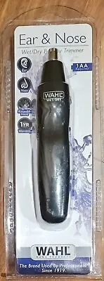 2x WAHL Ear & Nose Wet Dry Battery Trimmer Nasal Hair Trimmer - 55605 05545-3912 • $29.99