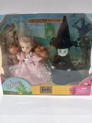 Barbie Collector The Wizard Of Oz  Kelly As Glinda & The Wicked Witch  2003 • $40