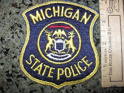 Old Michigan State Police Trooper Highway Patrol Patch Vintage MI • $2