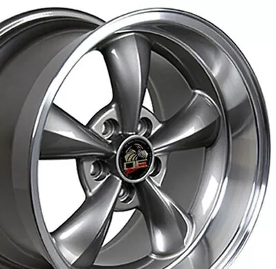 17  Replica Wheel FR01 Fits Ford Mustang Bullitt Rim 17x10.5 Gunmetal Wheel • $182.75