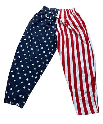 Vintage Best Form Men’s USA Flag Muscle Beach MC Hammer Pants Size Medium  • $35.99