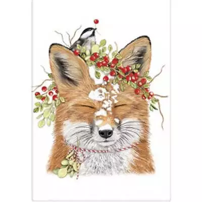 Mary Lake Thompson Chickadee Fox Flour Sack Towel • $17.99