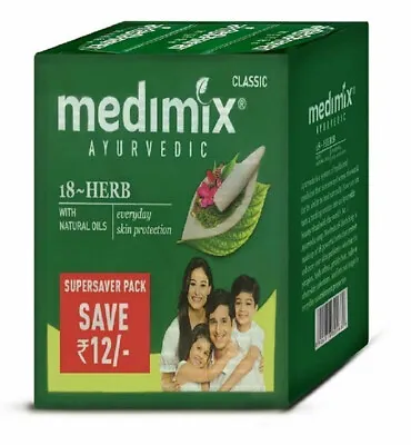 Medimix Ayurvedic Classic 18 Herbs Soap 125 Gm 4+1 Super Saver Pack • $14.99