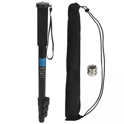 59 Inch Camera Monopod Heavy Duty Handheld Monopod With Carrying Bag And 4 • £21.68