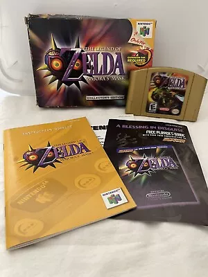 The Legend Of Zelda: Majora's Mask (Nintendo 64 N64) - Complete In Box 2000 • $300