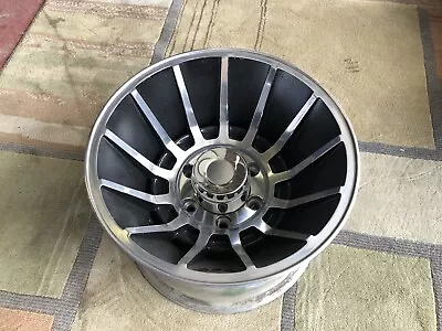 VINTAGE 15x10 SINGLE  13 SPOKE TURBINE 6 LUG C10 2 OR 4 WD CHEVY TRUCK BLAZER • $399.99