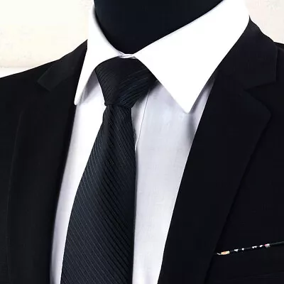 Men's Ties Solid Striped Dot Check Quality Necktie Business Wedding Hot • $3.91