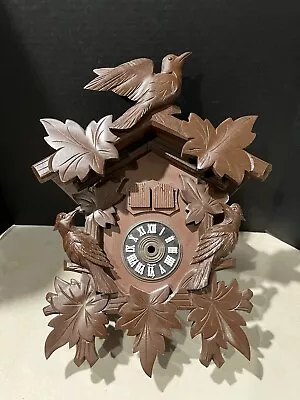 Vintage Cuckoo Clock Wooden Case • $69