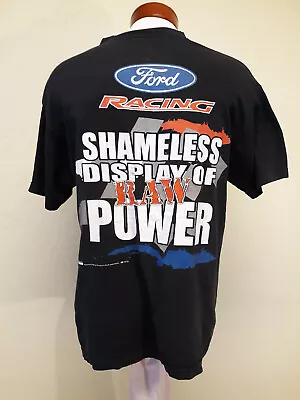 VTG 90S Ford Racing Shamless Display Of Raw Power T Shirt Sz Large • $12