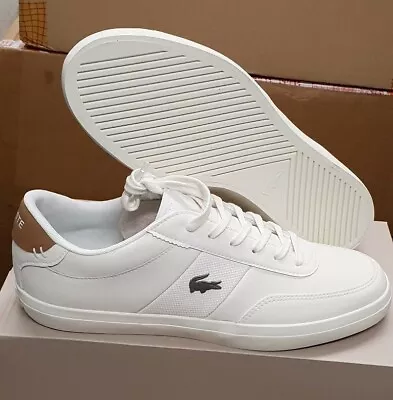 £39.99 • Buy LACOSTE Men's Court Master Trainers Grade B RRP £75  Off White