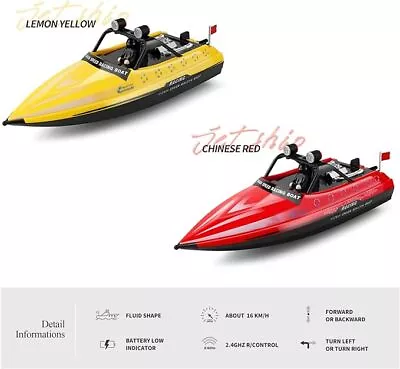 WL917 RC Boat 2.4GHz Remote Control Boats RC Jet Boat 16km/h RC Boat Toy Gift • $67.99