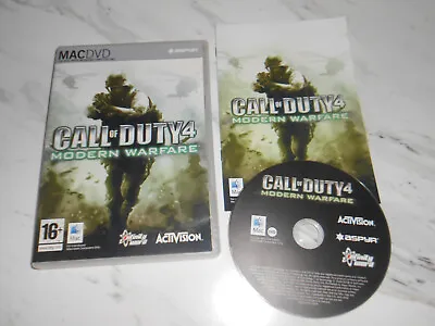 Call Of Duty 4 Modern Warfare Apple Mac/dvd Fps - Fast Post Cod 4 Cod4 (b) • £5.45
