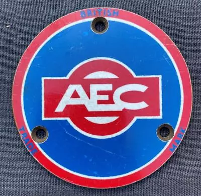 AEC Bus Coach Truck Lorry Commercial Hub Wheel Disk Badge Emblem • £30