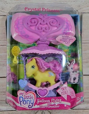 New RARE My Little Pony Crystal Princess Merriweather Balloon Flying G3 2005  • $89