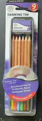 Drawing Pencils In Tin Daler Rowney Simply • £4.99