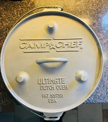 Rare Vintage Camp Chef Ultimate Aluminum Dutch Oven 12” Outdoors Camping Cooker • $245
