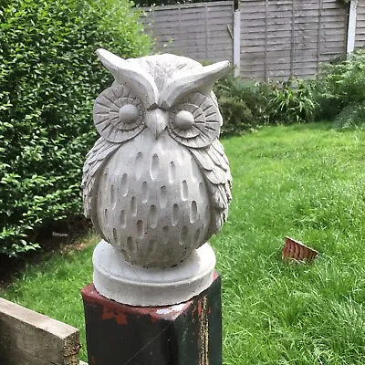 Owl Garden Ornament Statue Concrete  • £12.99