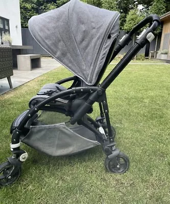 £150 • Buy BUGABOO BEE 5 Pushchair GREY MARL FOOTMUFF Binibamba Sheepskin  