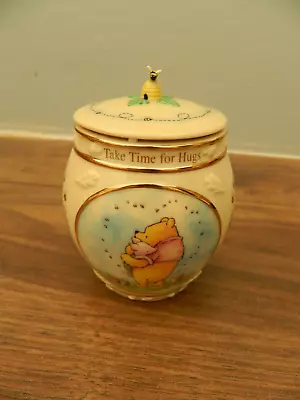 *Premier Issue* Classic Pooh Porcelain Music Box -  Take Time For Hugs • £5