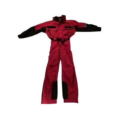 Obermeyer Men’s Thrasher I One Piece Ski Suit Red Size Small • $65