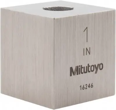 Mitutoyo 1  Square Steel Gage Block Accuracy Grade 0 Includes Certificate Of... • $63.85