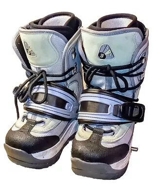 Rossignol SIS Emery Step In Snowboard Boots Men's Size 5.5  Gray Black • $55.77