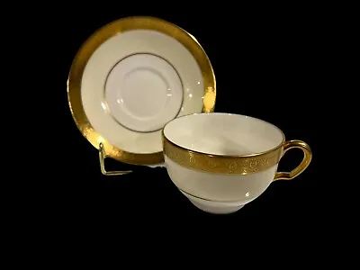 Minton Buckingham Cup And Saucer 2 1/4  - K159 Pattern Nice! • $14.99