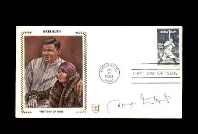 Max West Signed 1983 FDC Babe Ruth Cache New York Yankees Autograph • $16