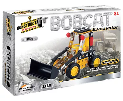 Construct-It Bobcat DIY Mechanical Toy Kit (129 Pieces) • $53