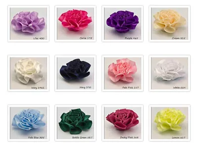 £3.39 • Buy Satin Ribbon Rosette Cabbage Flowers