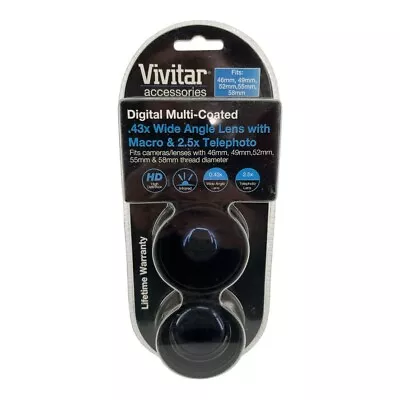 Vivitar Series 1 HD Wide Angle Lens - Cameras 46 To 58 MM Thread Diameter SEALED • $18.99