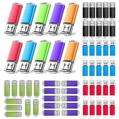 5/10 X USB 2.0 Flash Drive USB Memory Stick Thumb Drive Pen Drive Jump Drive LOT • £7.36