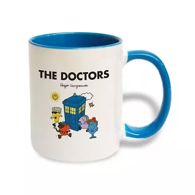 Mr Men Porcelain Mug TARDIS Doctors 11oz Coffee Cup Kitchen Dining Drinkware • £8