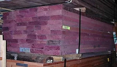 10 Board Feet 8/4 Exotic Purpleheart Lumber Wood Fas Grade • $189.95
