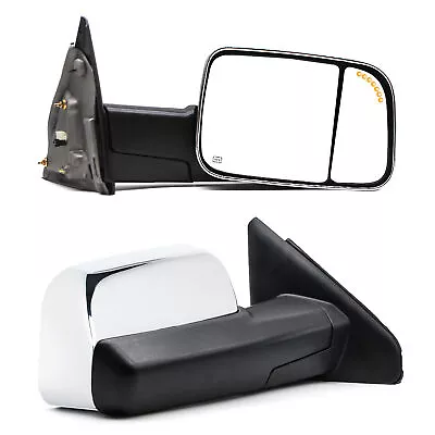 Tow Mirrors For 2003-2008 Dodge Ram 1500 2004-09 2500 3500 Power Heated Signal • $138.23