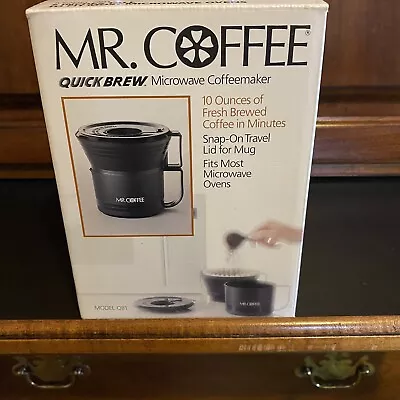 Mr. Coffee Quick Brew Microwave Coffeemaker- New In Box. Never Used. • $15