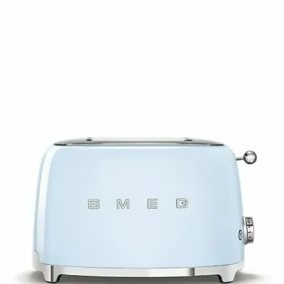 £139 • Buy SMEG TSF01PBUK 2 Slice Toaster In Pastel Blue With 2 Year Warranty