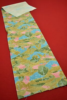 Vintage Japanese Kimono Fabric Wool Antique Boro Kusakizome Dyed 33.9 /KP92/50 • $3.99