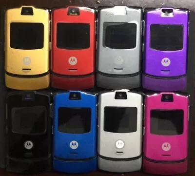 99% New Motorola RAZR V3 (Unlocked All 2G Sim Cards) Cellular Phone All Colors • $37