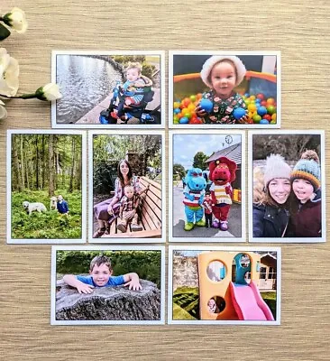 Photo Fridge Magnets Personalised Fridge Tiles Mum Birthday Gift Mummy Nana • £14.99
