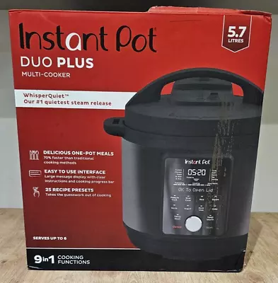 Instant Pot 112-3079-01-UK Duo+ Whisper Multi-Cooker 9-in-1 Smart Cooker T100 • £69.99