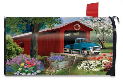 Bridge In Bloom Spring Large Mailbox Cover Floral Pickup Oversized • $19.99