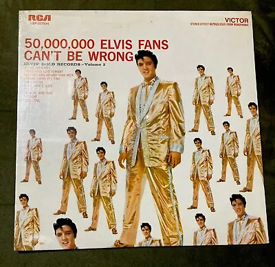 Elvis Presley 50000000 Elvis Fans Can't Be Wrong Gold Records Vol. 2 LP Sealed • $12.99